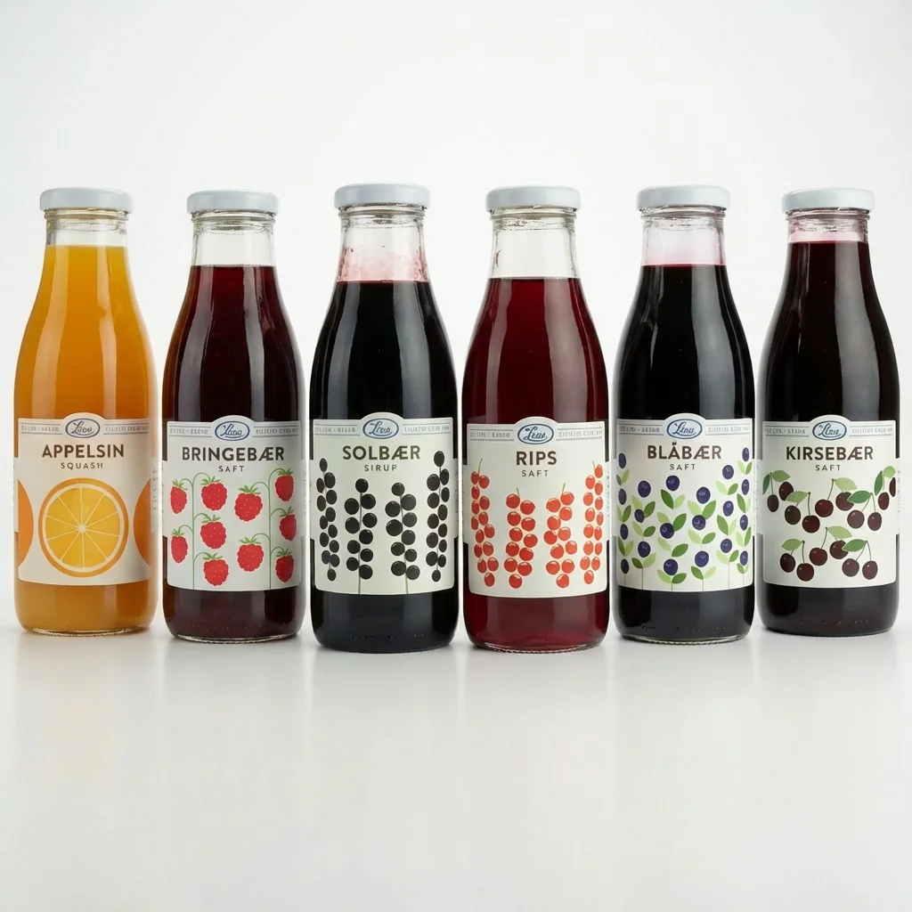 Saft og sirup fra Lisa Syltetøy