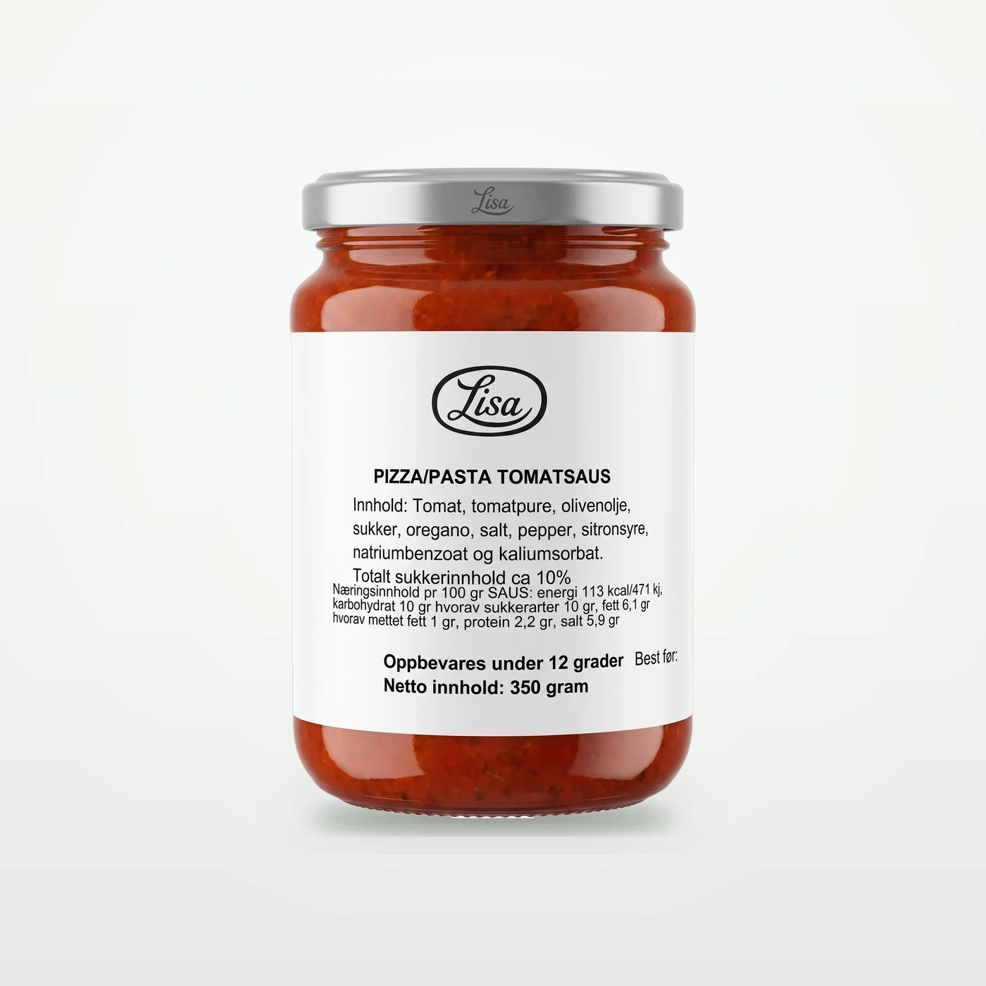 Pizza- og pastatomatsaus